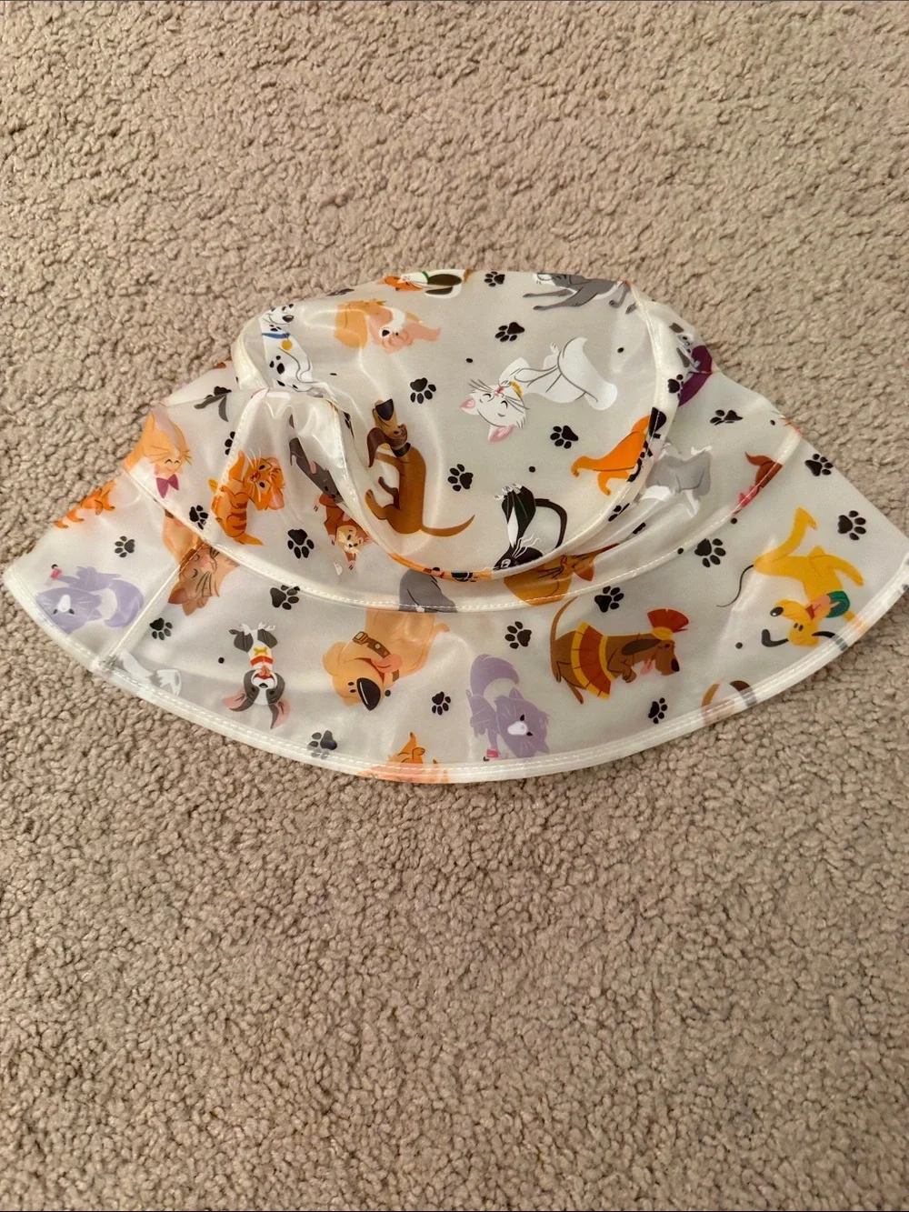 Disney Dogs & Cats Rain Bucket Hat